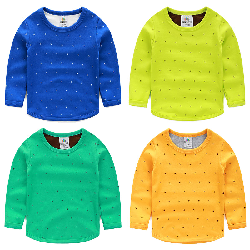 寶寶糖果色T恤  秋裝新款童裝男童海錨標打底衫tx-5961